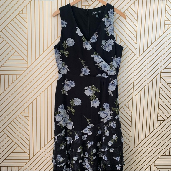 INC International Concepts Floral Tiered layered layers Maxi crossover Dress 10 - Picture 8 of 14